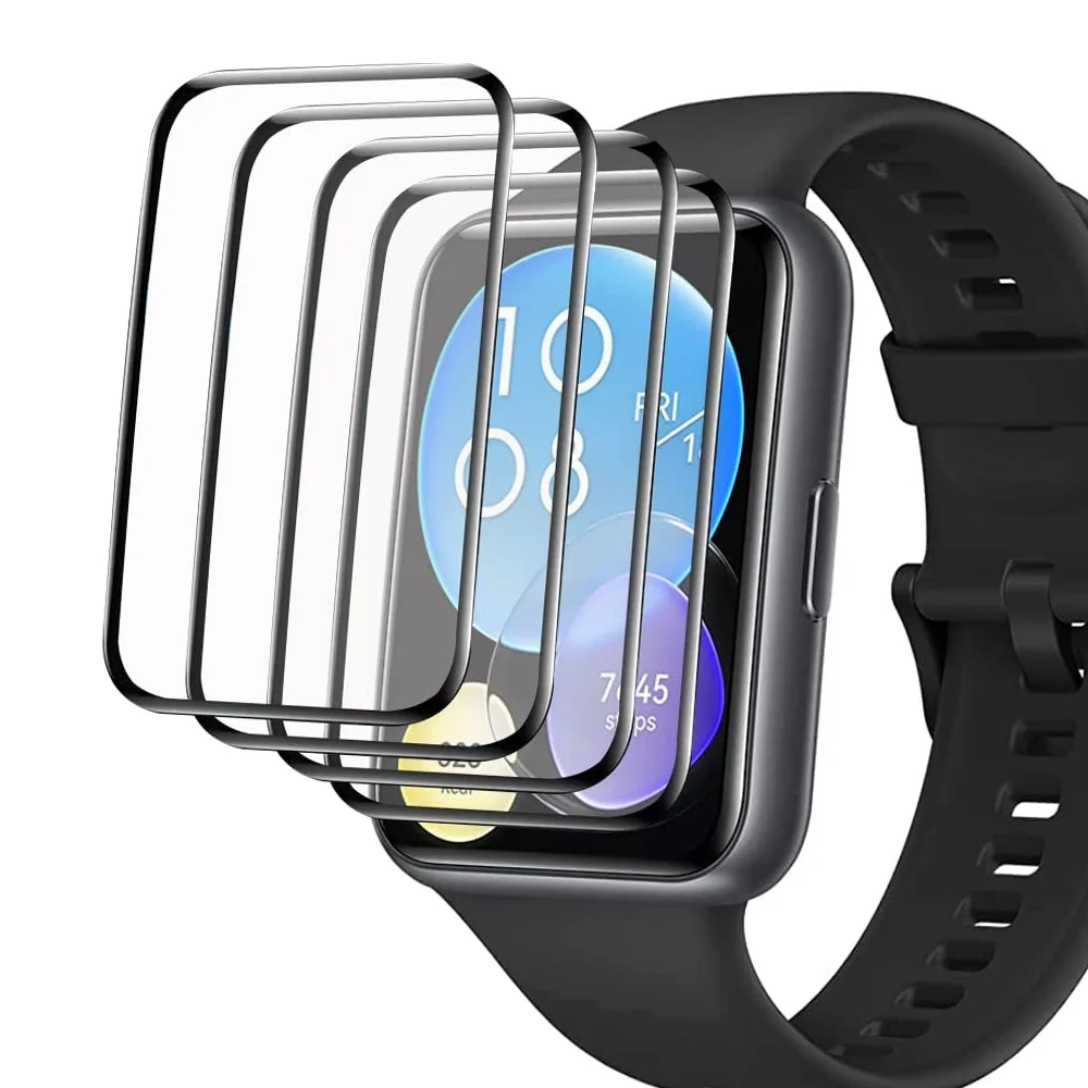 Smartwatch Watch Accessories - กระจกนิ่มสำหรับนาฬิกา Huawei Fit 2/Fit Smartwatch 9D