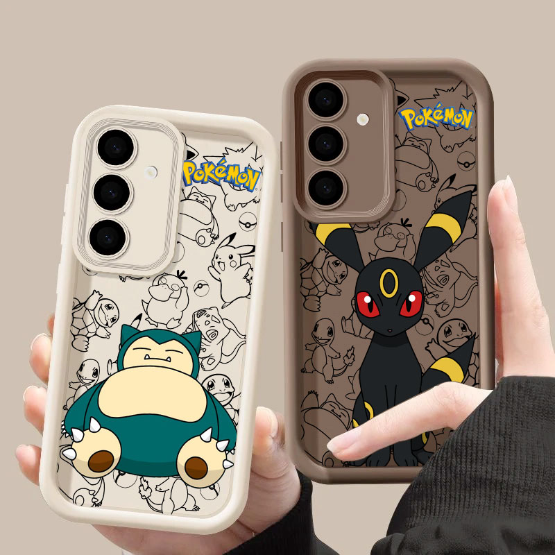 Samsung Galaxy S25 - เคสป้องกัน Snorlaxs Umbreons P-Pokemons Anime S26
