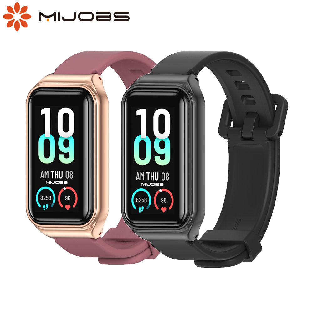 Silicone Band Replacement - สายรัดซิลิโคนสําหรับ Amazfit Band 7 สายรัดข้อมือนาฬิกานุ่มเปลี่ยนสร้อยข้อมือสําหรับ Amazfit