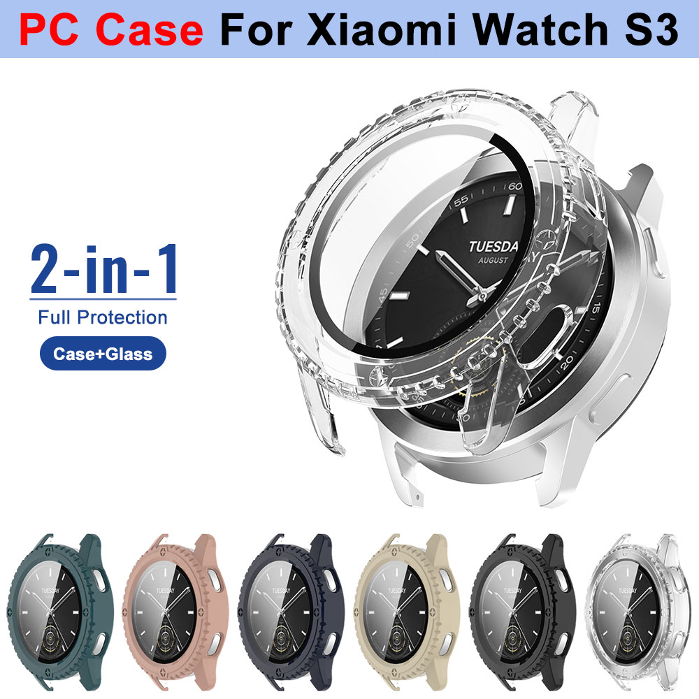 Xiaomi Smartwatch S4 Accessories - สำหรับเสี่ยวมี่ วอทช์ เอส 3 เคสป้องกันพีซีสำหรับเสี่ยวมี่ วอทช์