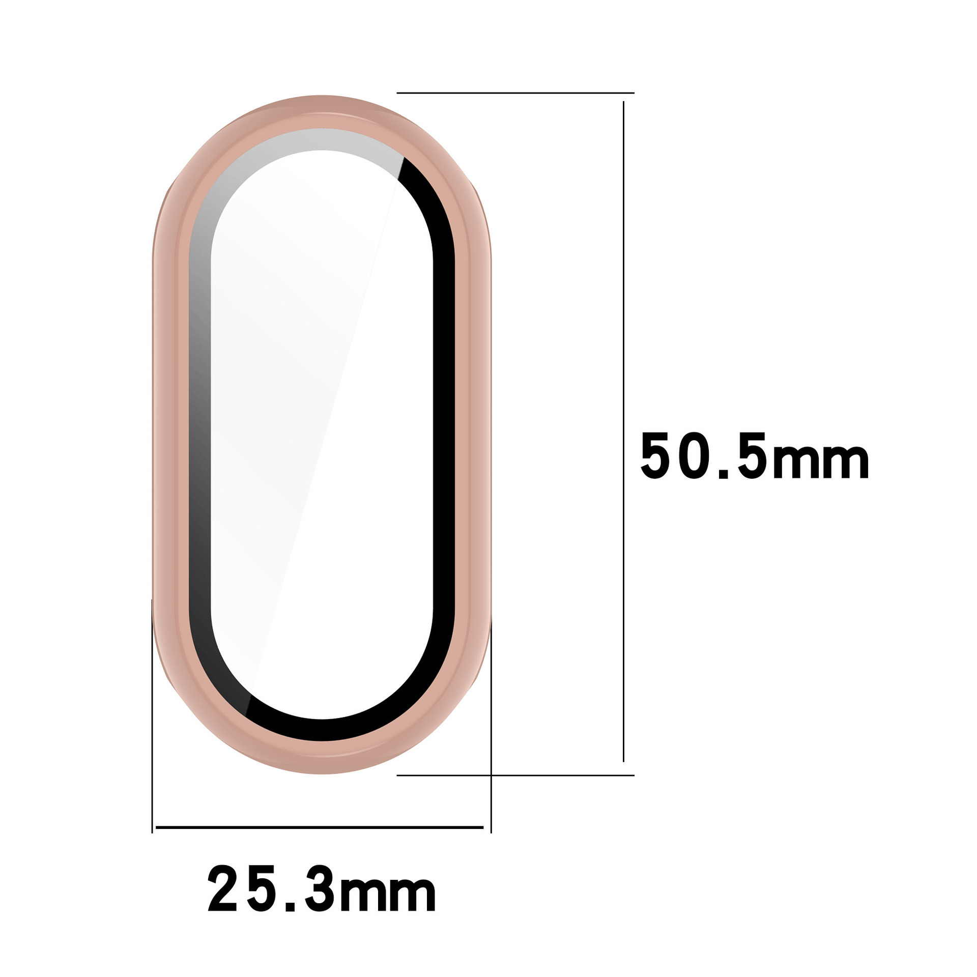 กระจกนิรภัย + PCสําหรับXiaomi  - Smartwatch Watch Accessories For Women บทวิจารณ์และราคา