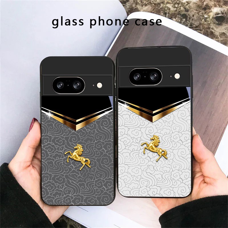 เคสโทรศัพท์แก้วสีดำลายม้าทองใน - Google Pixel 9 บทวิจารณ์และราคา