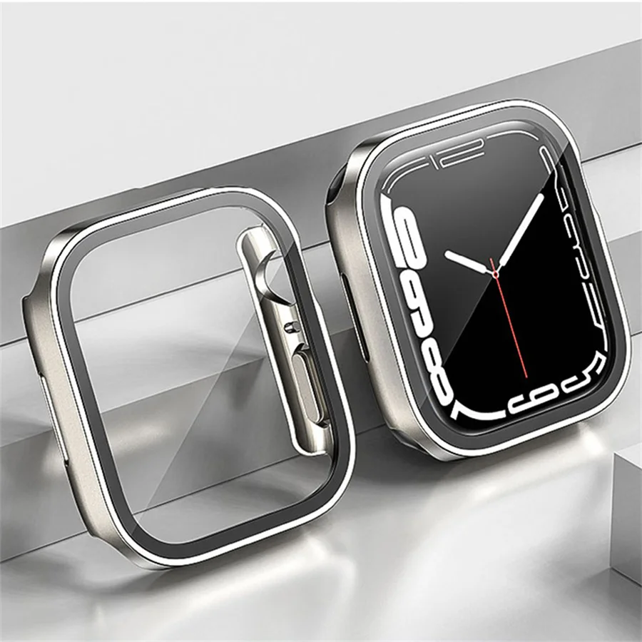 แก้ว + ฝาครอบสําหรับ Apple Wat - Smartwatch Watch Accessories For Women บทวิจารณ์และราคา