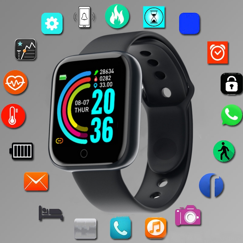 สมาร์ทวอท์ชสําหรับผู้ชายผู้หญิ - Silicone Band Replacement บทวิจารณ์และราคา