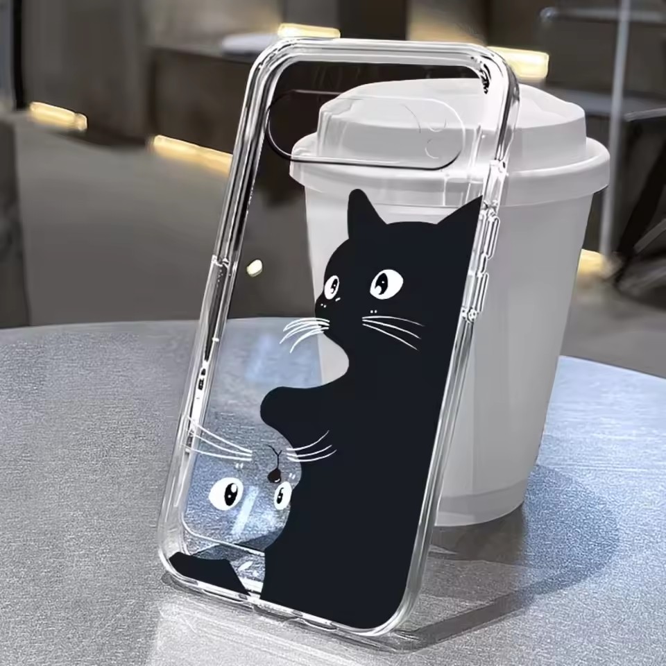 เคสใสลายการ์ตูนแมวดำสุดน่ารักส - Google Pixel 9 บทวิจารณ์และราคา