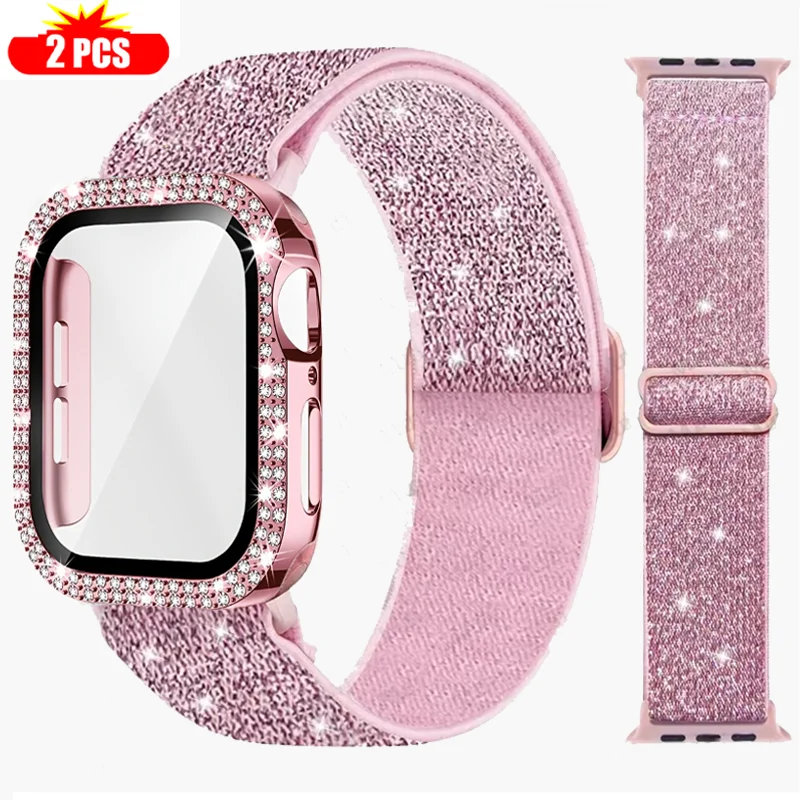 + สําหรับ Apple Watch 45 มม.41 - Smartwatch Watch Accessories For Women บทวิจารณ์และราคา