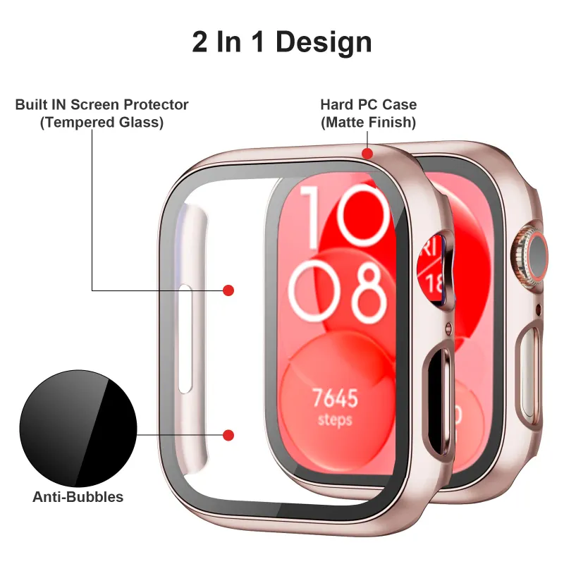 กระจก + เคส PC สำหรับ Huawei W - Smartwatch Watch Accessories For Women บทวิจารณ์และราคา