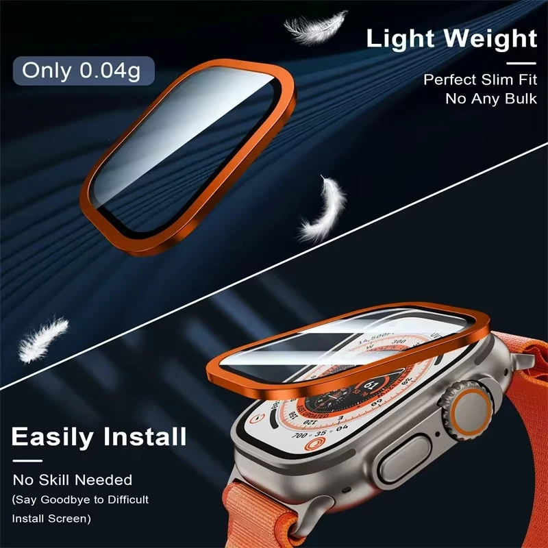 กระจกนิรภัยสําหรับ Apple Watch - Smartwatch Watch Accessories For Women บทวิจารณ์และราคา