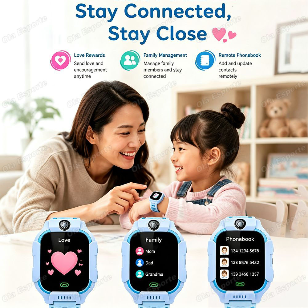 นาฬิกาอัจฉริยะสำหรับเด็ก 5G รุ - Android Smartwatch Accessories บทวิจารณ์และราคา