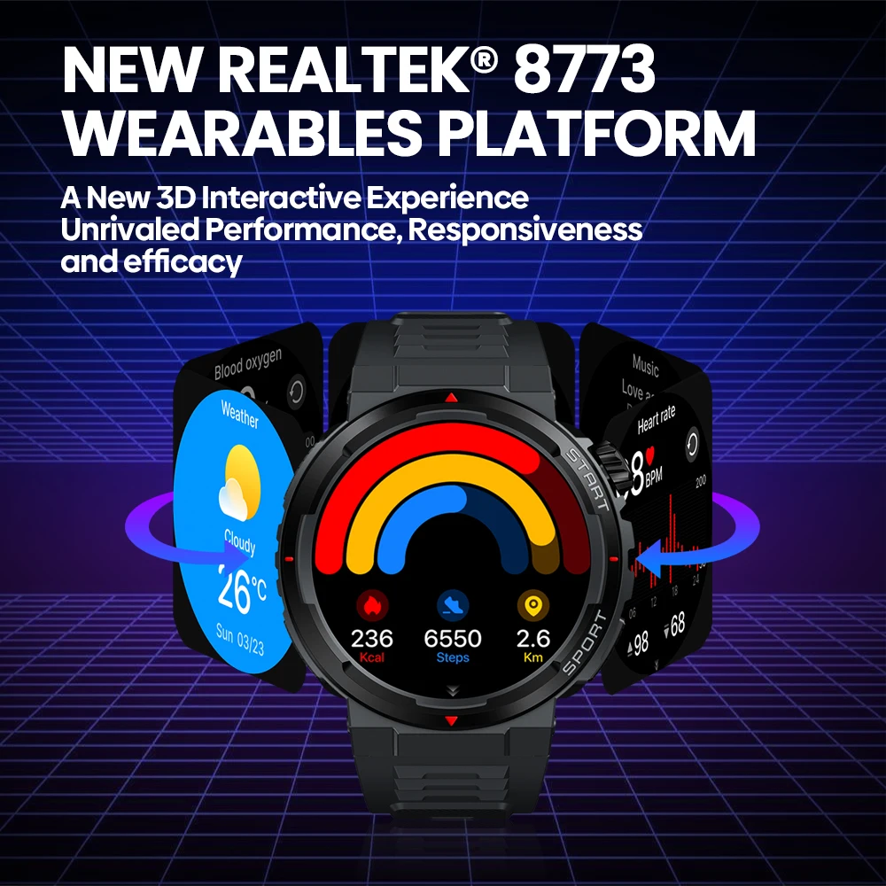 ใหม่ Zeblaze Ares 3 Plus 1.43  - Smartwatch X บทวิจารณ์และราคา