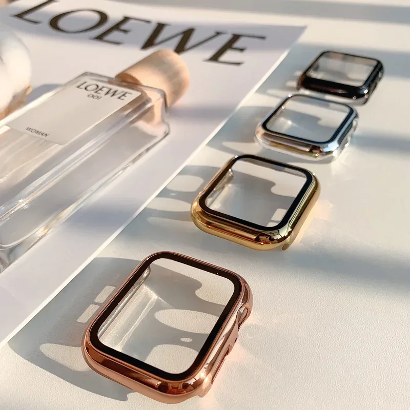 อุปกรณ์เสริมกระจก + เคสสำหรับ  - Smartwatch Watch Accessories For Women บทวิจารณ์และราคา