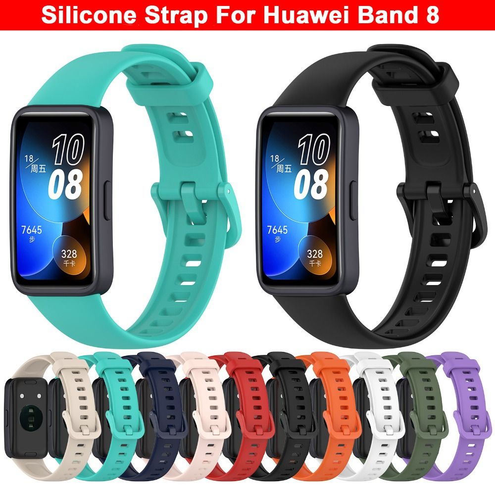 สําหรับ Huawei Band 8 สายรัดข้ - Silicone Band Replacement บทวิจารณ์และราคา